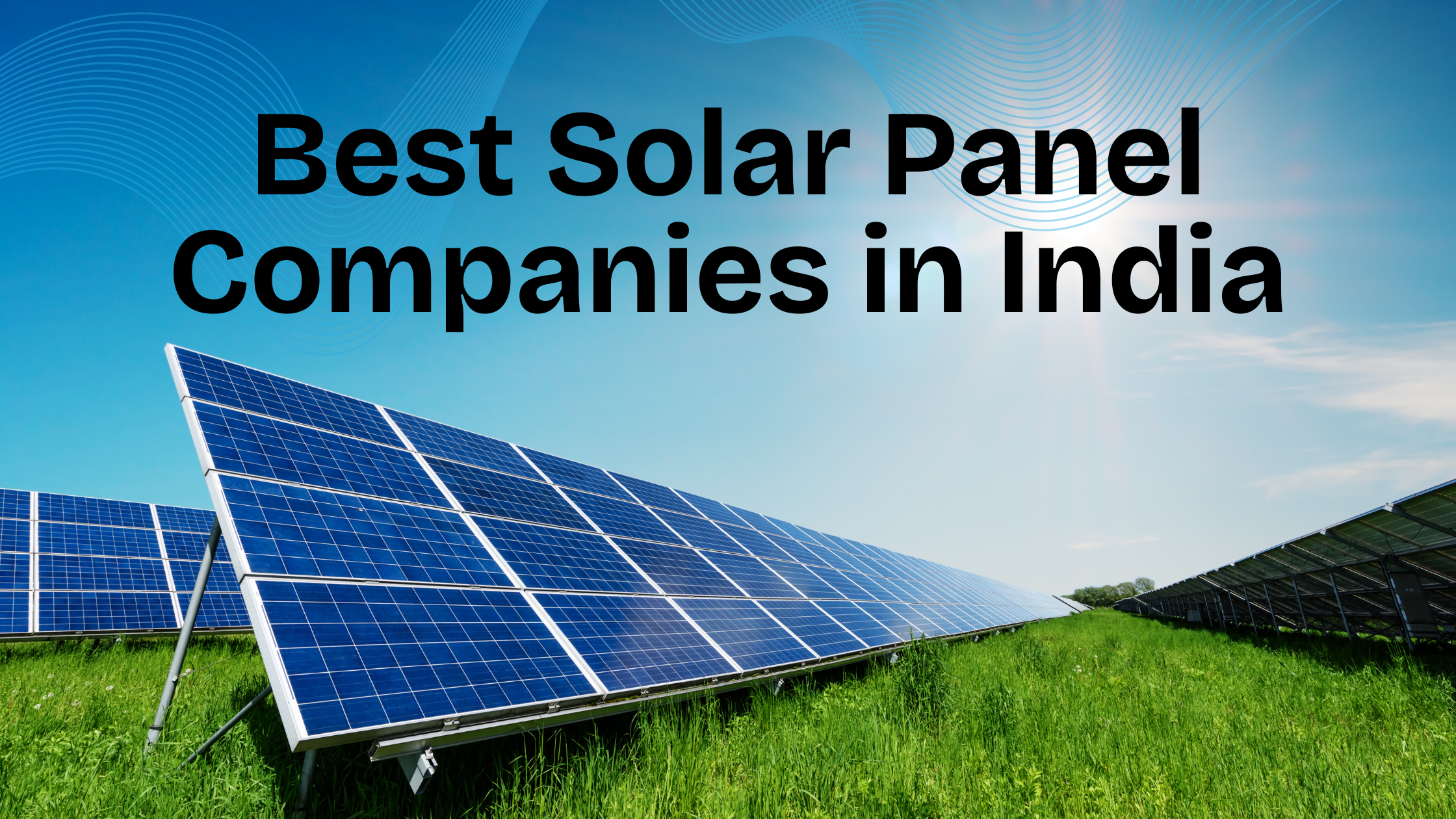 Best Solar Panel Companies in India