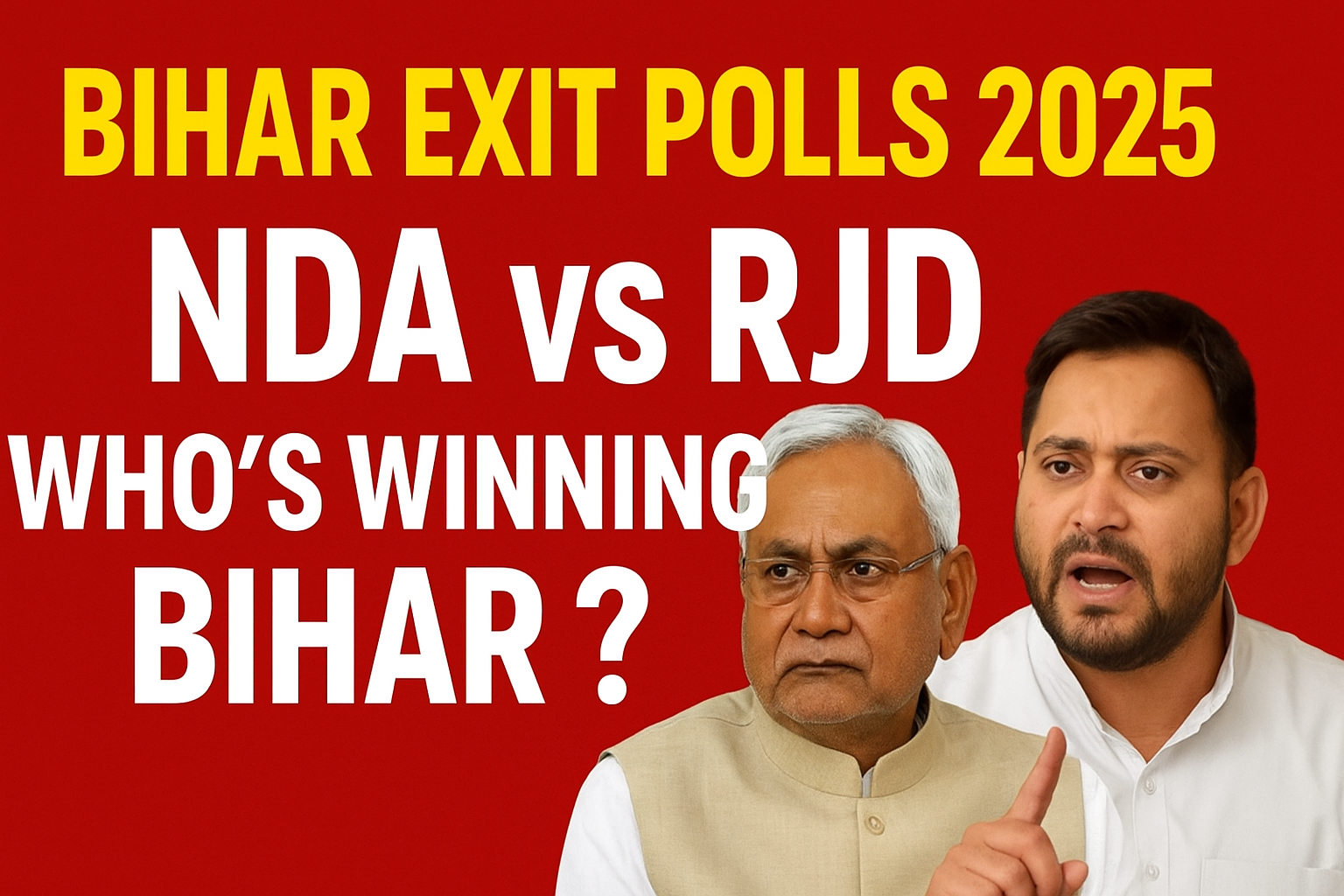 Bihar Exit Polls Result 2025